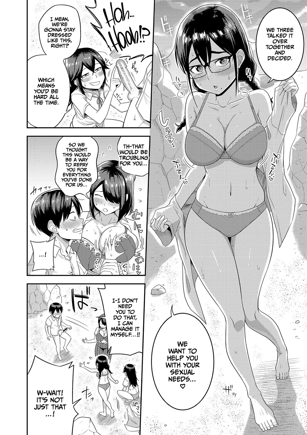 Hentai Manga Comic-Harem life on a deserted island with dirty girls who are curious about sex-Read-18